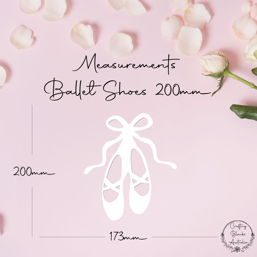 Ballet Shoes • Blank Shape • 200mm