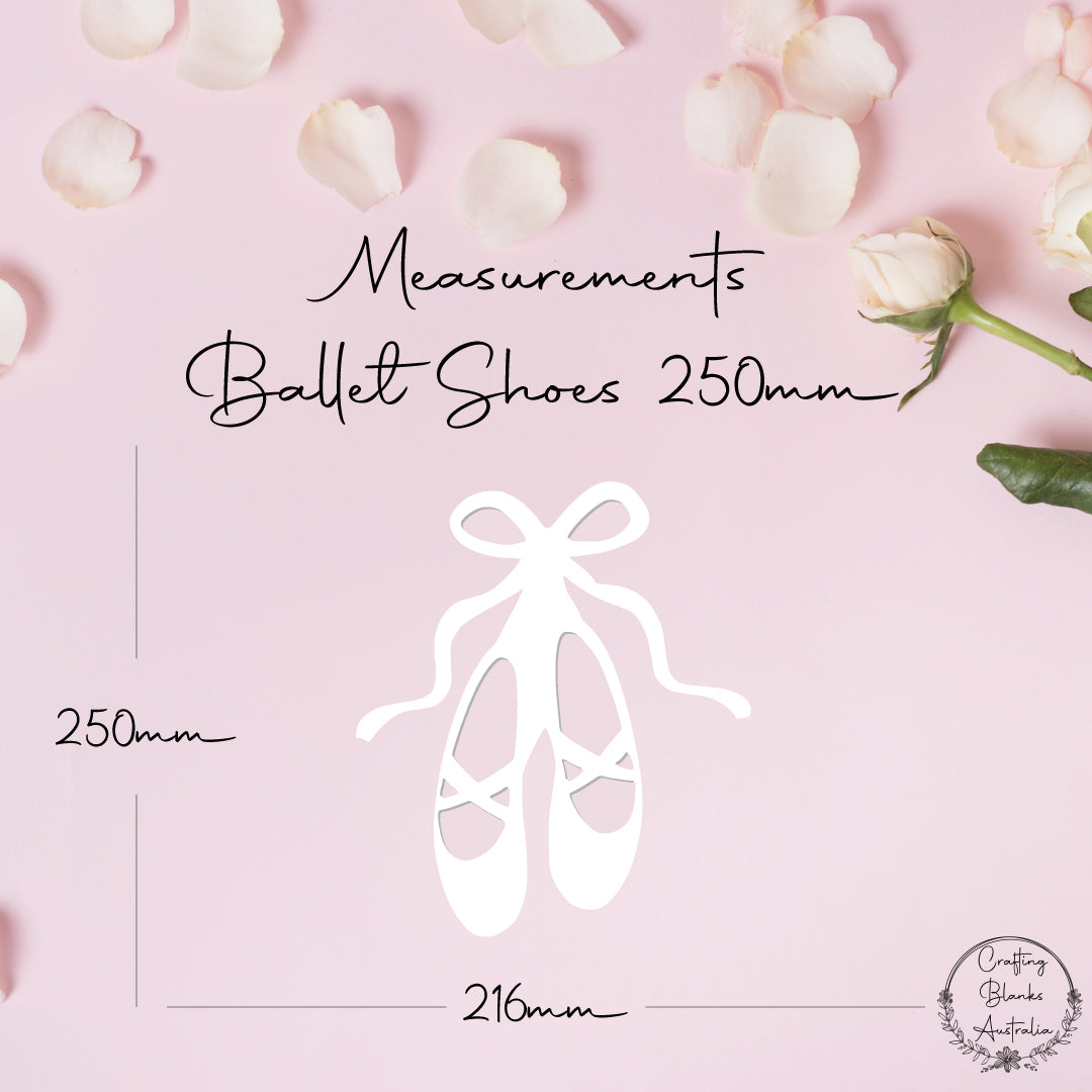 Ballet Shoes • Blank Shape • 250mm