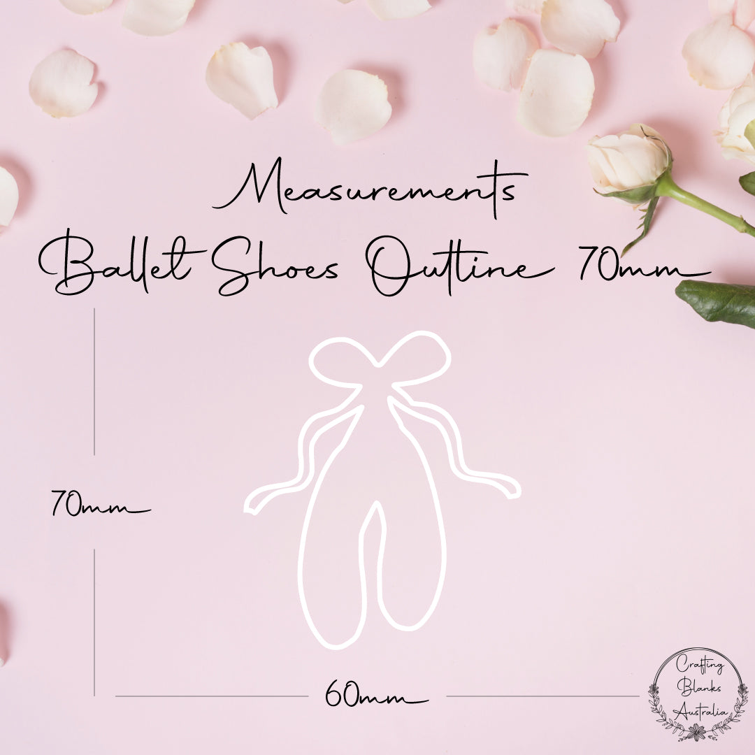 Ballet Shoes • Outline Shape • 70mm