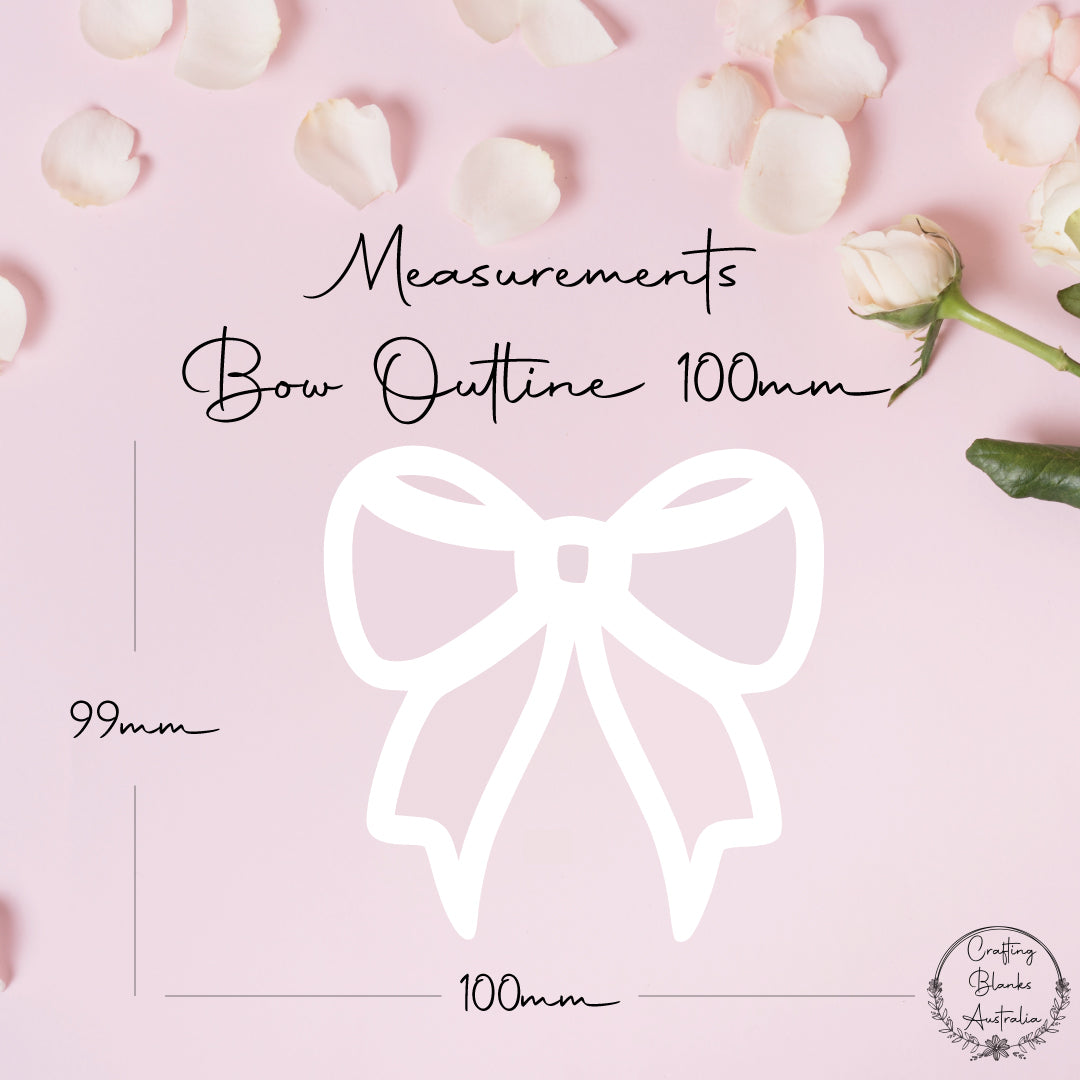 Bow Outline • Blank Shape • 100mm