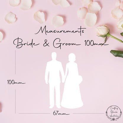 Bride & Groom • Blank Shape • 100mm