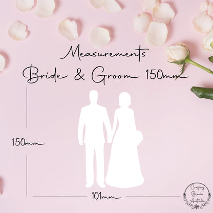 Bride & Groom • Blank Shape • 150mm