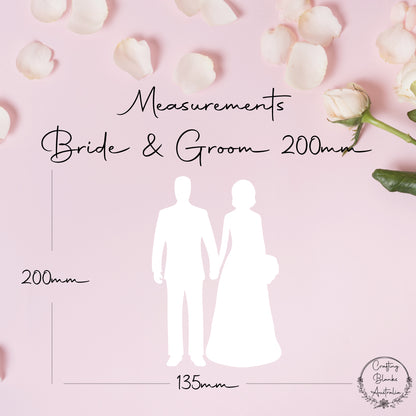 Bride & Groom • Blank Shape • 200mm