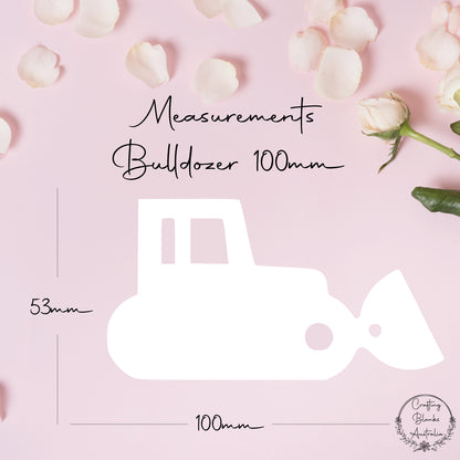 Bulldozer • Blank Shape • 100mm