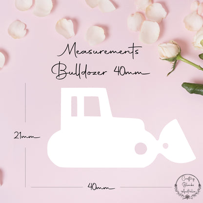 Bulldozer • Blank Shape • 40mm