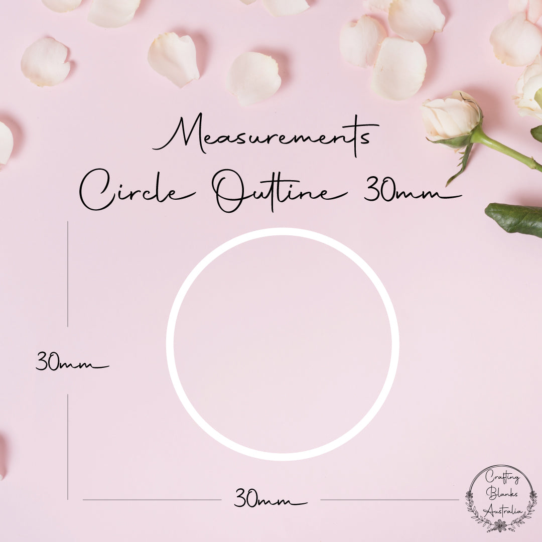 Circle • Outline Shape • 30mm