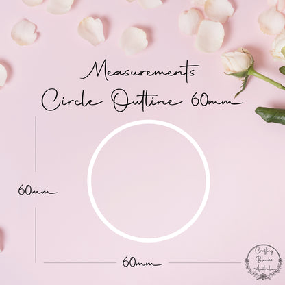 Circle • Outline Shape • 60mm