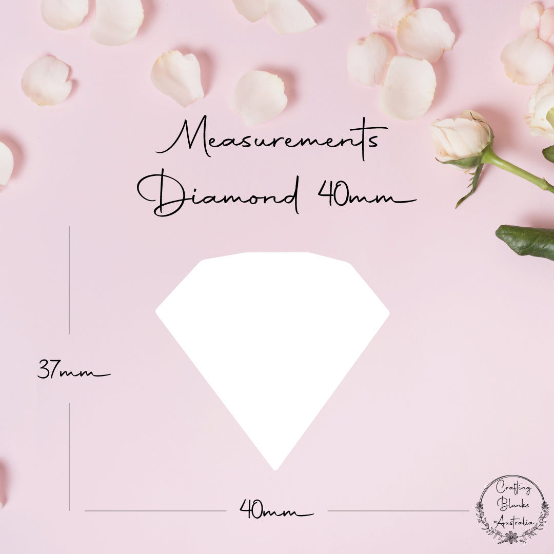 Diamond • Blank Shape • 40mm