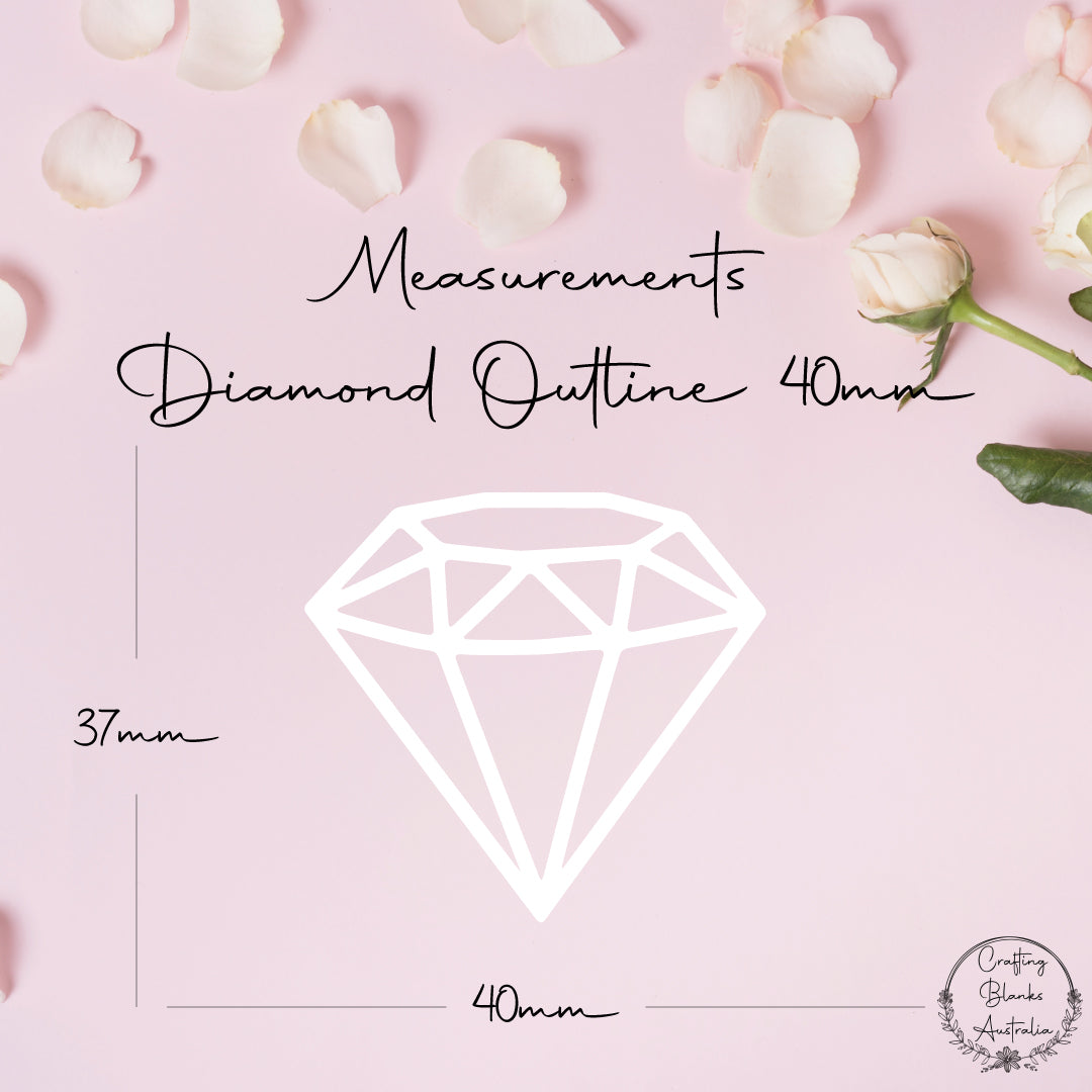 Diamond • Outline Shape • 40mm