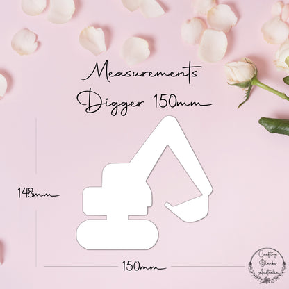 Digger • Blank Shape • 150mm