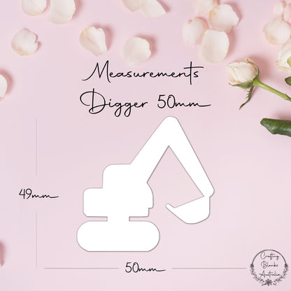 Digger • Blank Shape • 50mm