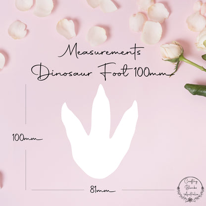 Dinosaur Foot • Blank Shape • 100mm