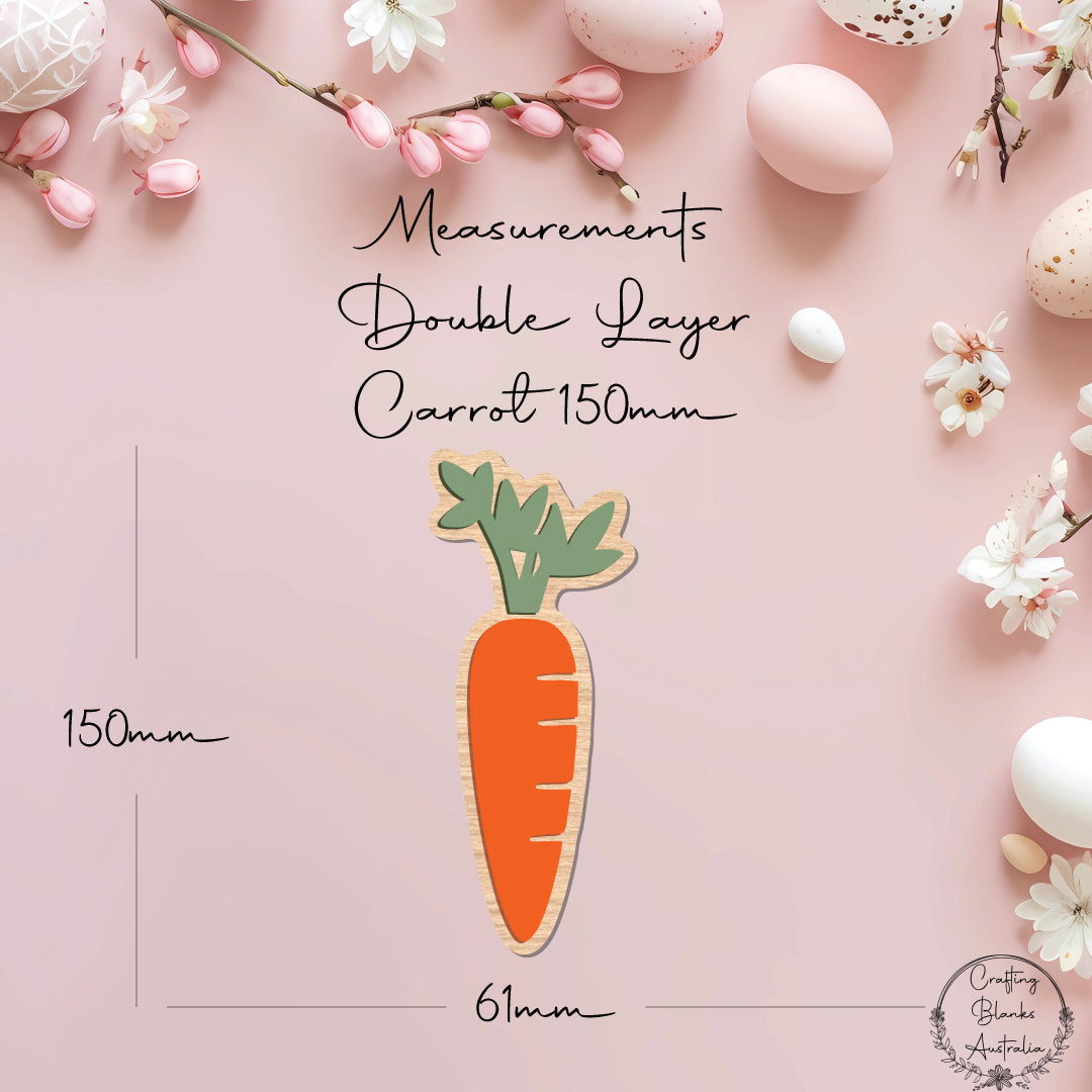 Carrot • Double Layer • Blank Tag