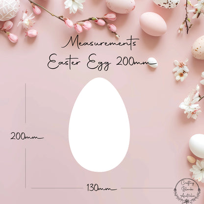 Easter Egg • Blank Shape • 200mm