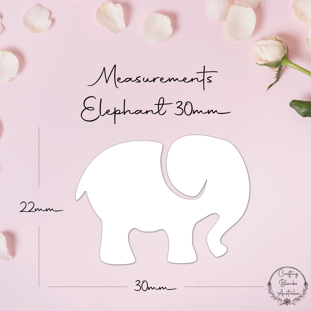 Elephant • Blank Shape • 30mm