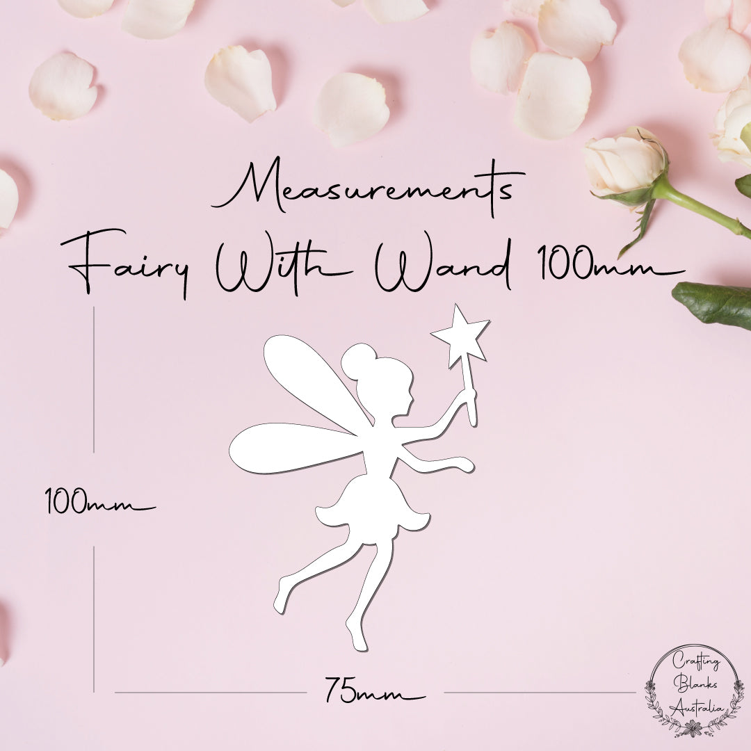 Fairy With Wand • Blank Shape • 100mm