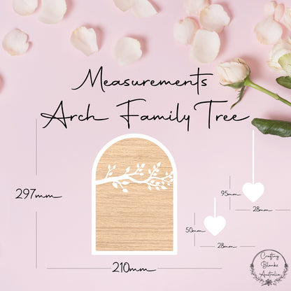 Family Tree • Branch/Hearts • Frame