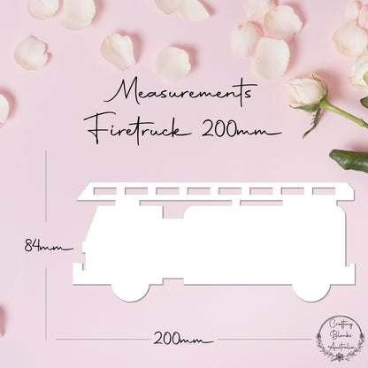 Firetruck • Blank Shape • 200mm