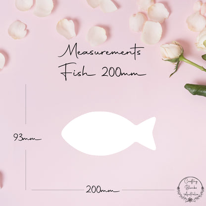 Fish • Blank Shape • 200mm