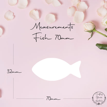 Fish • Blank Shape • 70mm