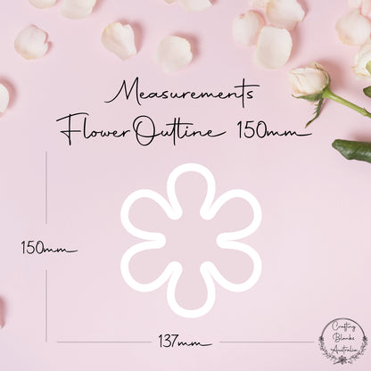 Flower • Outline Shape • 150mm
