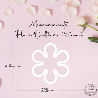 Flower • Outline Shape • 250mm