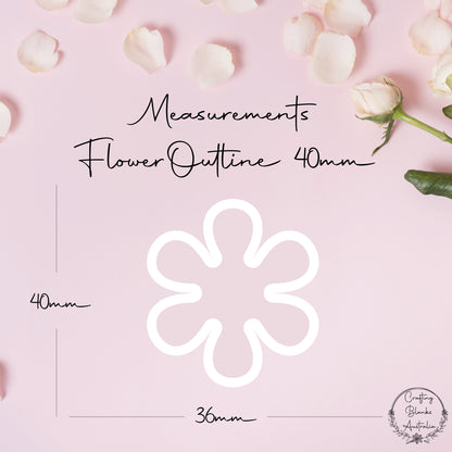 Flower • Outline Shape • 40mm