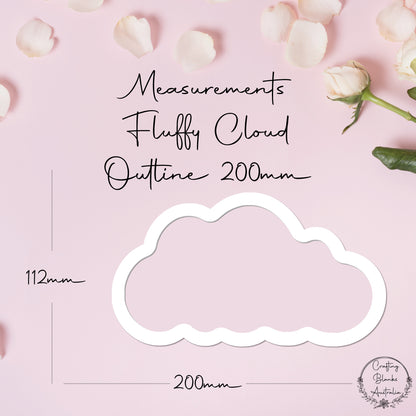 Fluffy Cloud • Outline Shape • 200mm