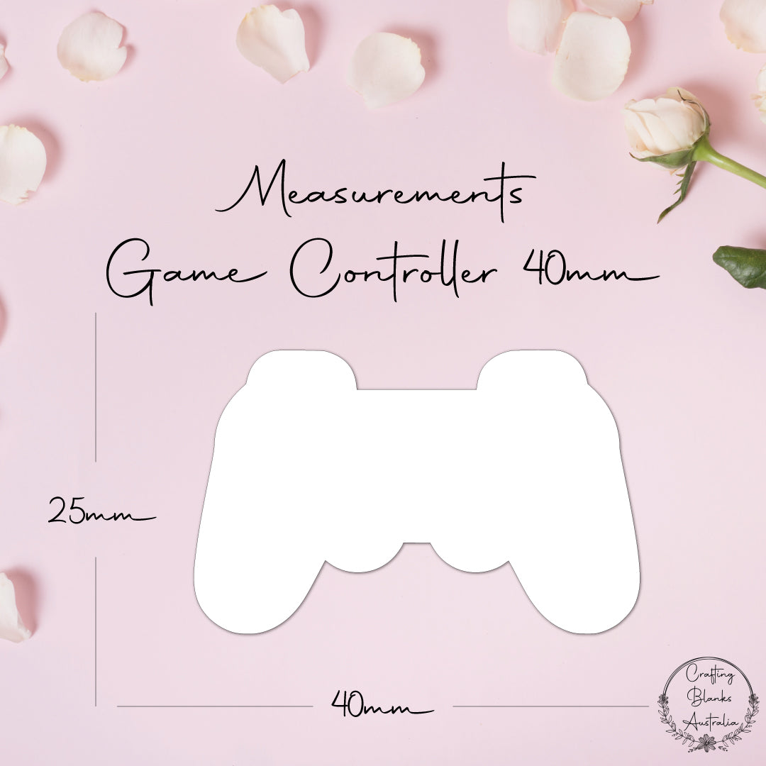 Game Controller • Blank Shape • 40mm – Crafting Blanks Australia