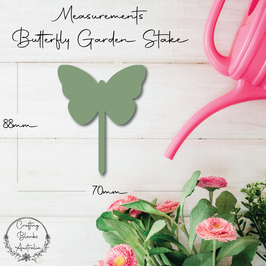 Butterfly • Garden Stake • 70mm