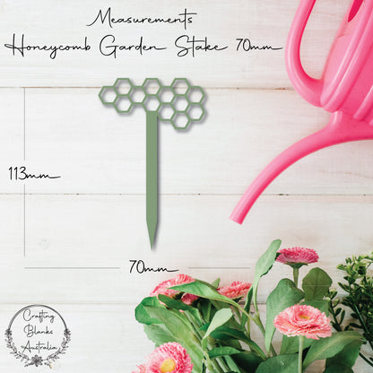 Honeycomb • Garden Stake • 70mm