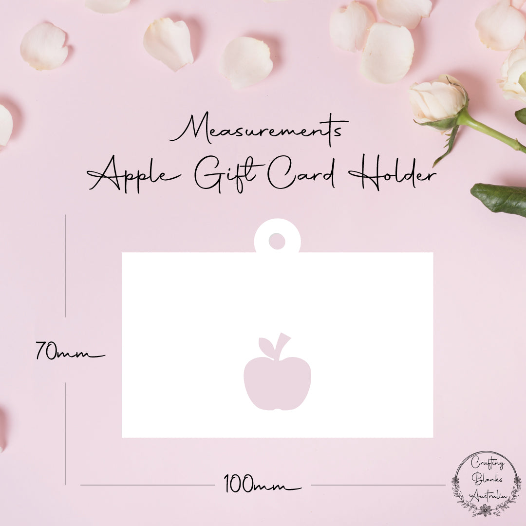 Apple • Gift Card Holder • 100mm