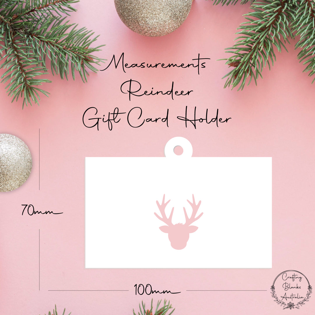 Reindeer • Gift Card Holder • 100mm