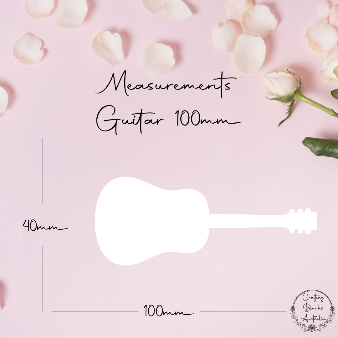 Guitar • Blank Shape • 100mm