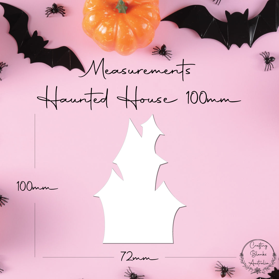 Haunted House • Blank Shape • 100mm