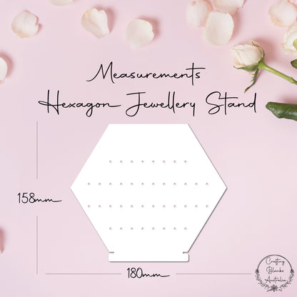 Hexagon • Jewellery Stand • 180mm