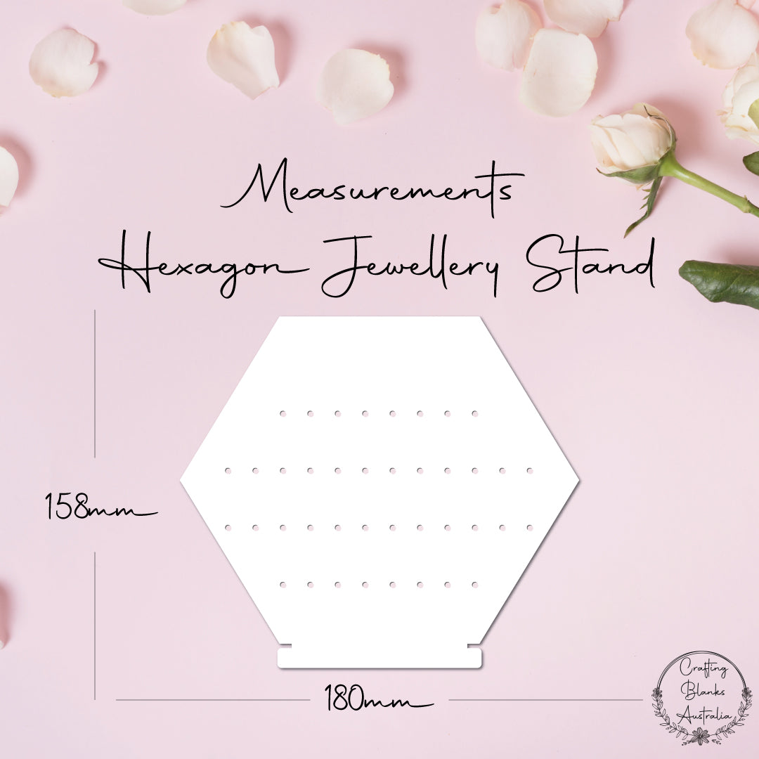 Hexagon • Jewellery Stand • 180mm