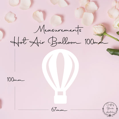 Hot Air Balloon • Blank Shape • 100mm