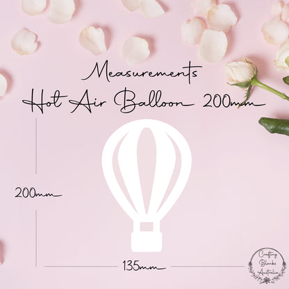 Hot Air Balloon • Blank Shape • 200mm