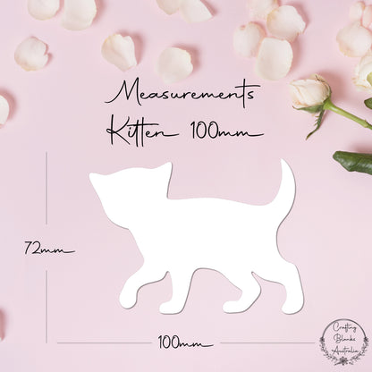Kitten • Blank Shape • 100mm