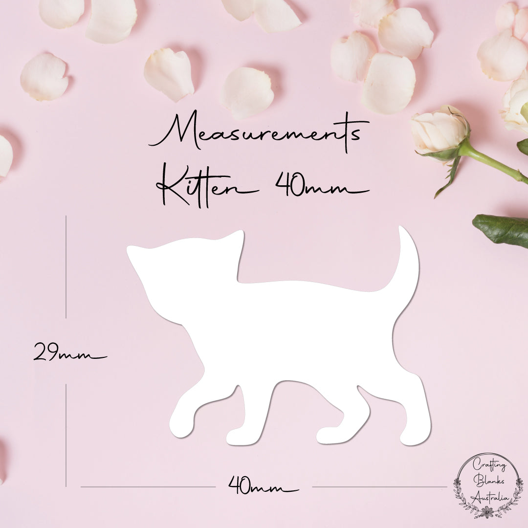 Kitten • Blank Shape • 40mm