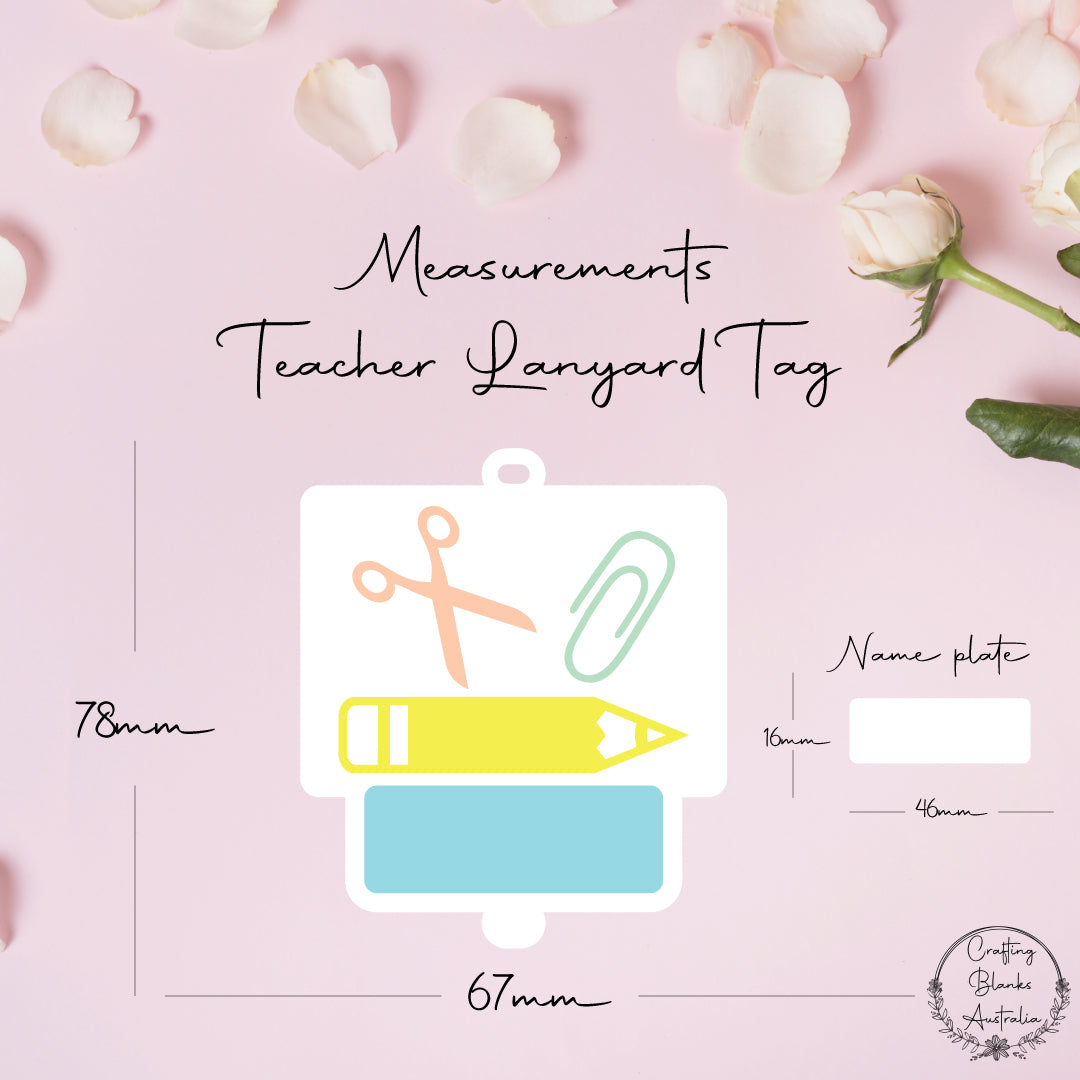 Teacher • Lanyard • Blank Tag