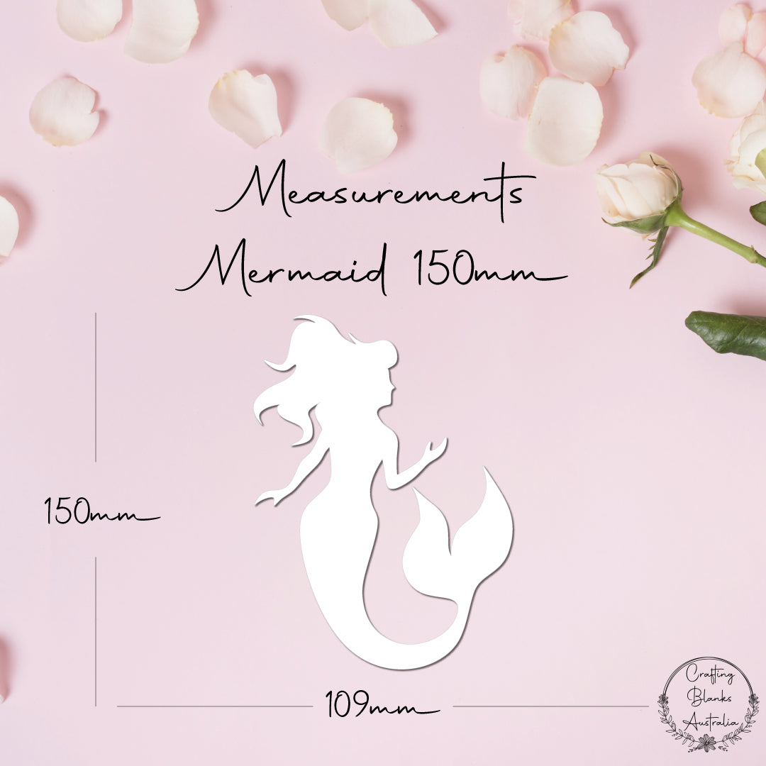 Mermaid • Blank Shape • 150mm