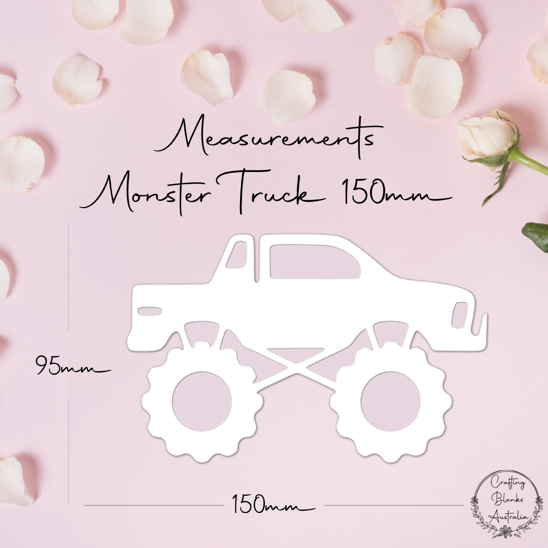 Monster Truck • Blank Shape • 150mm