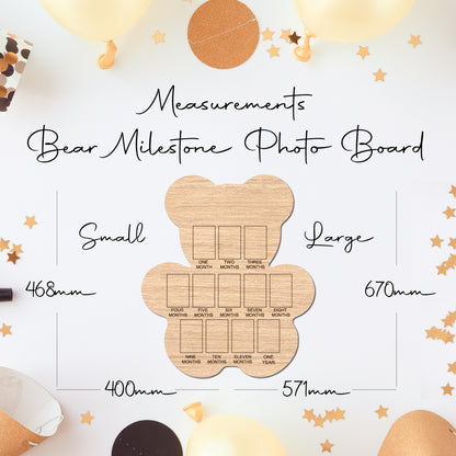 First Year • Milestone Photo Board • Blank
