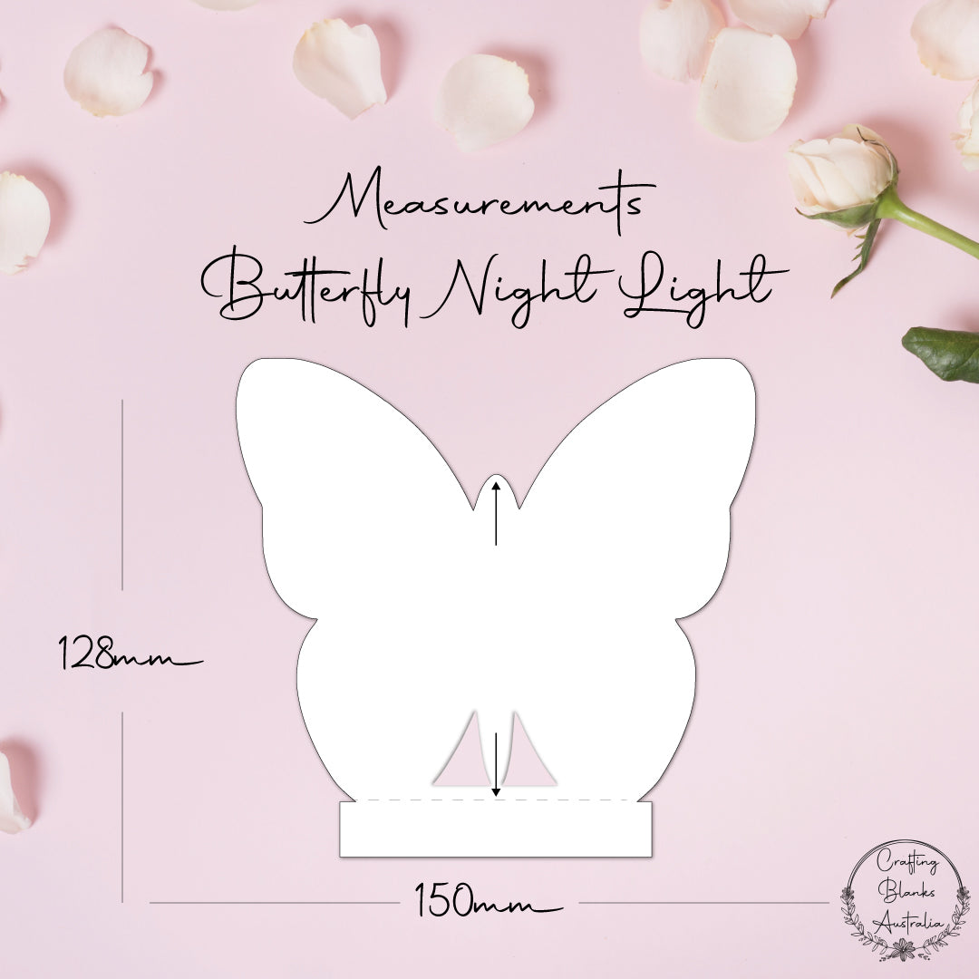 Butterfly • Blank Shape • Night Light