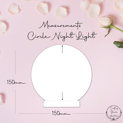 Circle • Blank Shape • Night Light