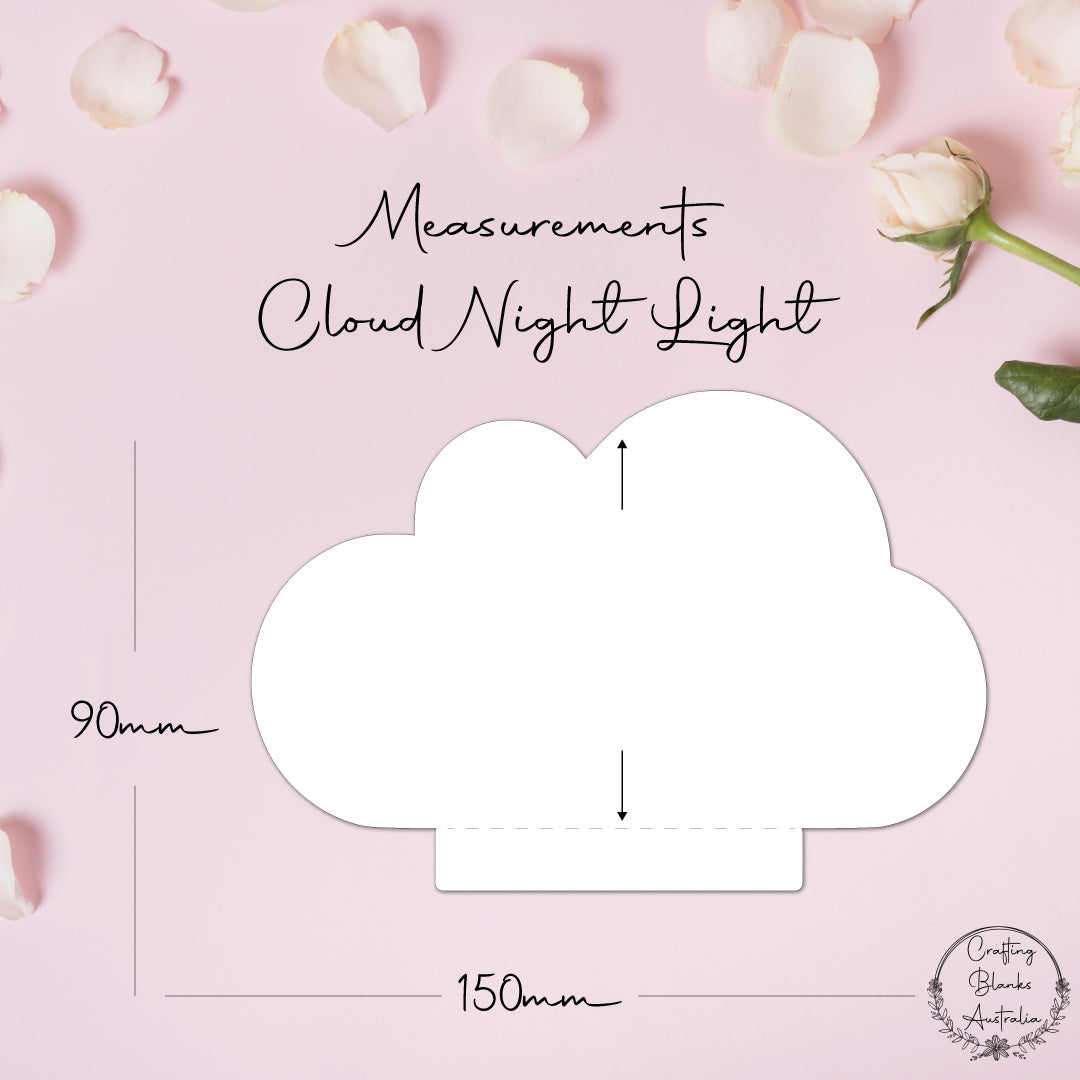 Cloud • Blank Shape • Night Light