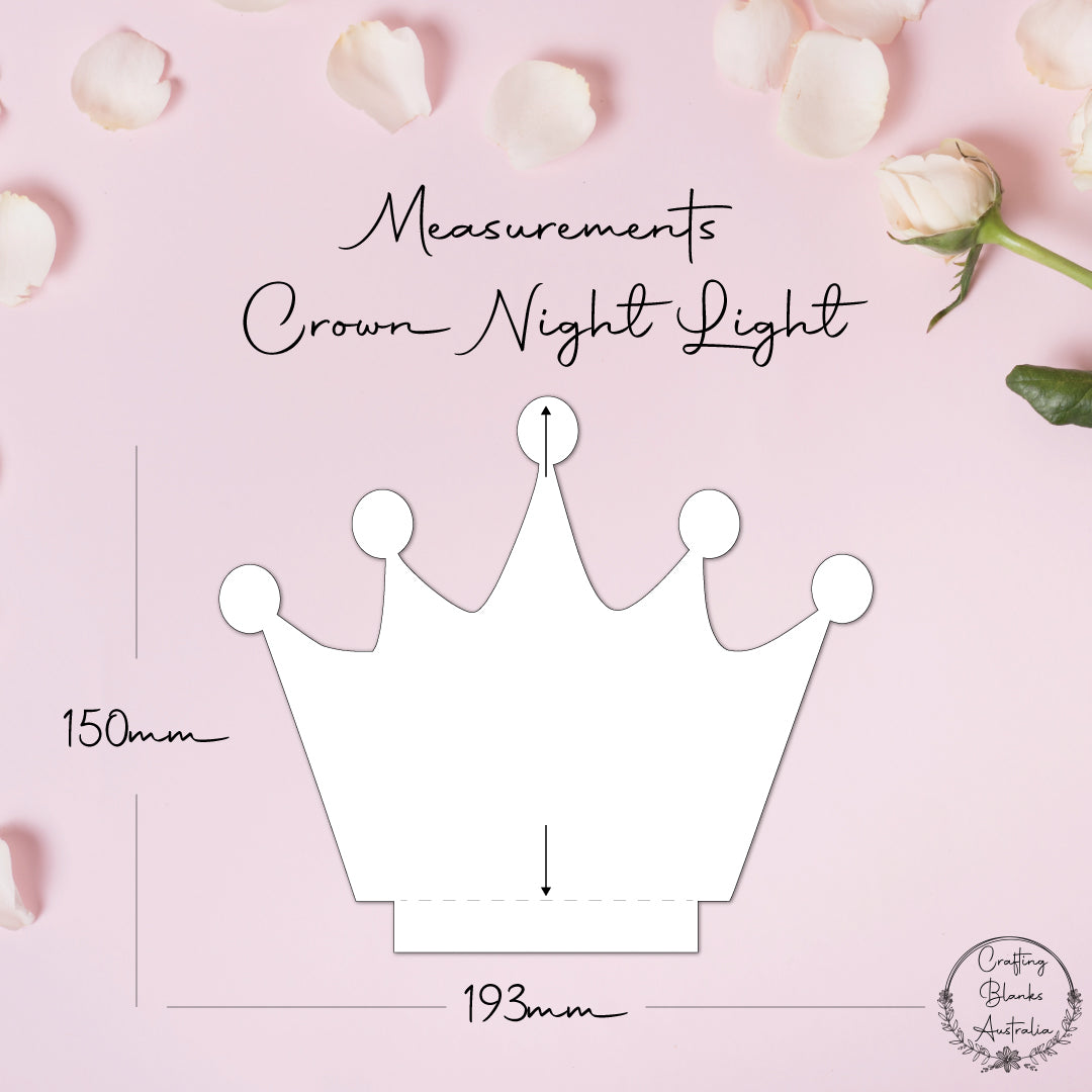 Crown • Blank Shape • Night Light