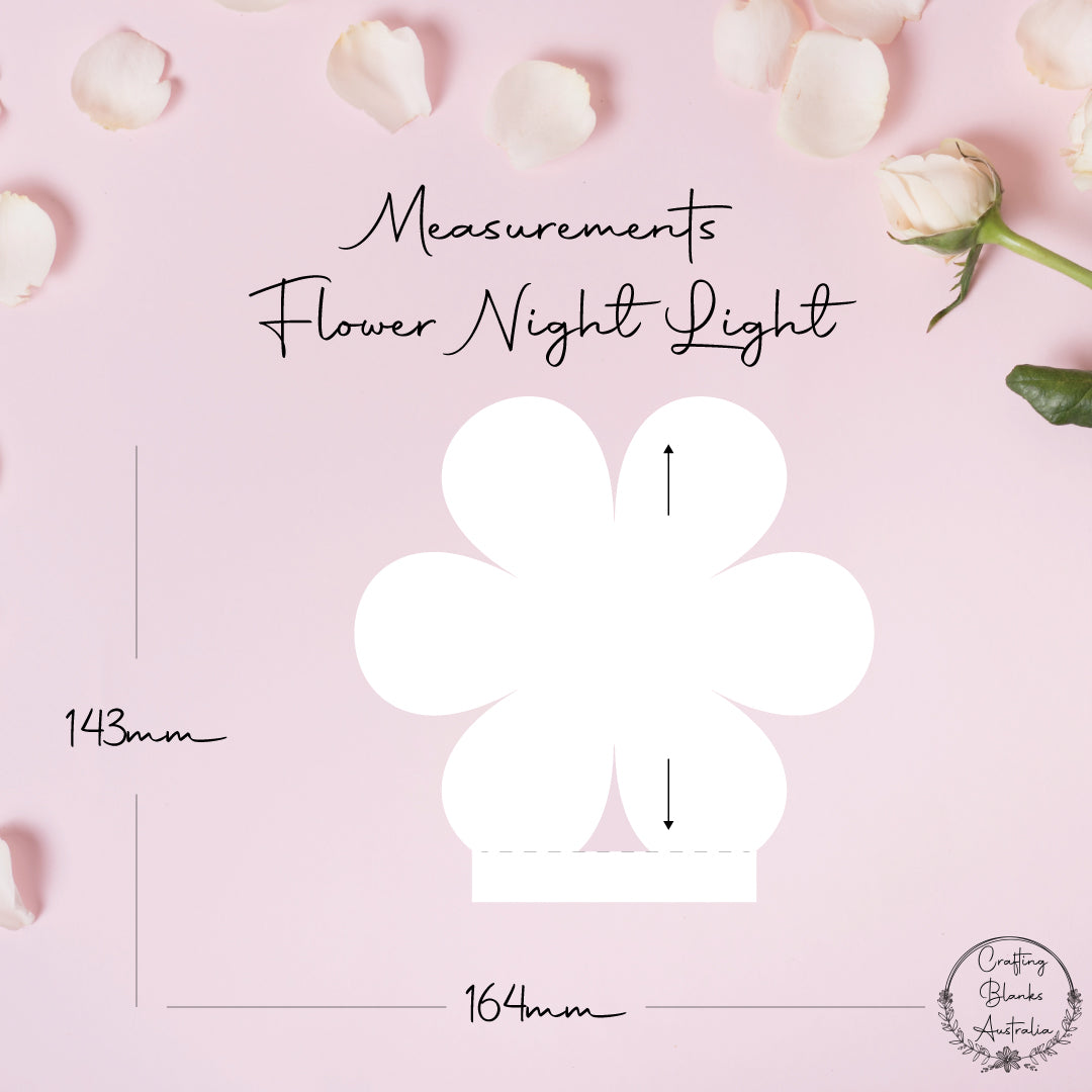 Flower • Blank Shape • Night Light
